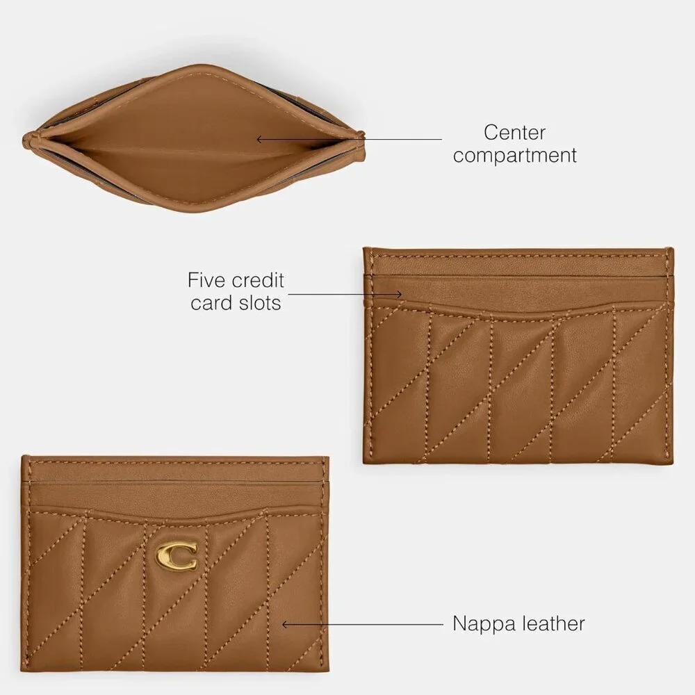 Quilted Pillow Leather Essential Card Case